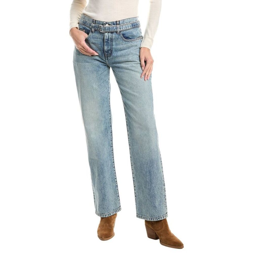 Proenza Schouler Womens Ellsworth Classic Wash Jean, Blue